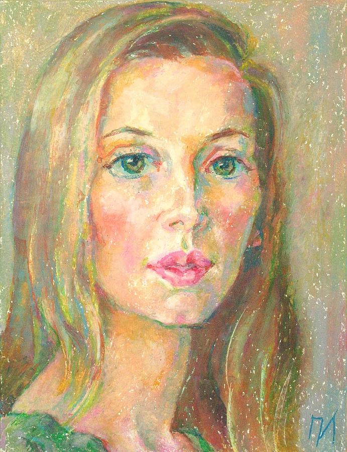 Portrait Painting - Emily Grolier by Leonid Petrushin