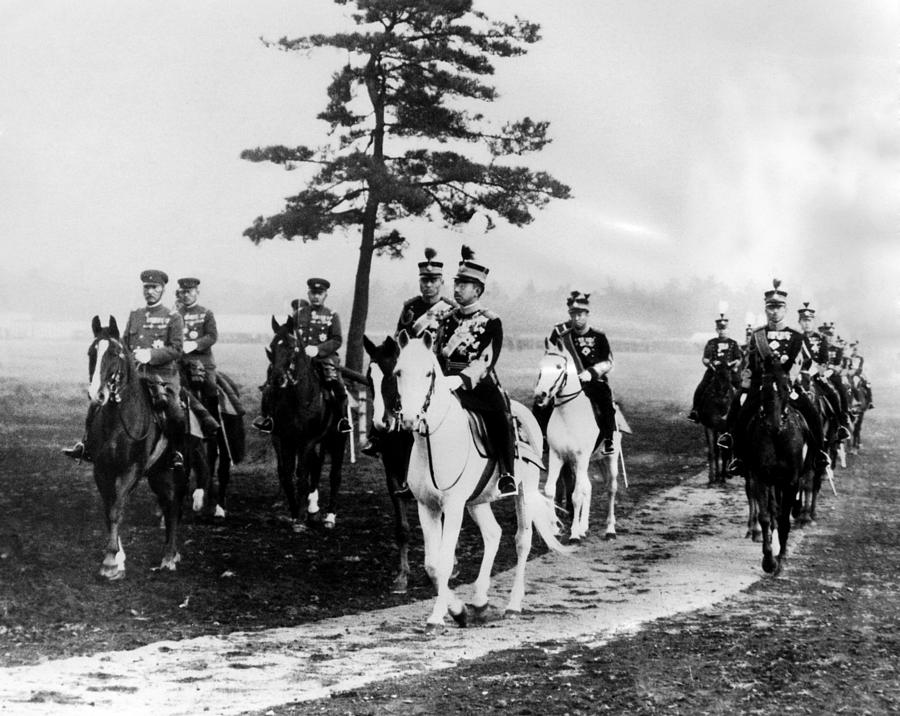 Emperor Hirohito, Accompanied Photograph by Everett