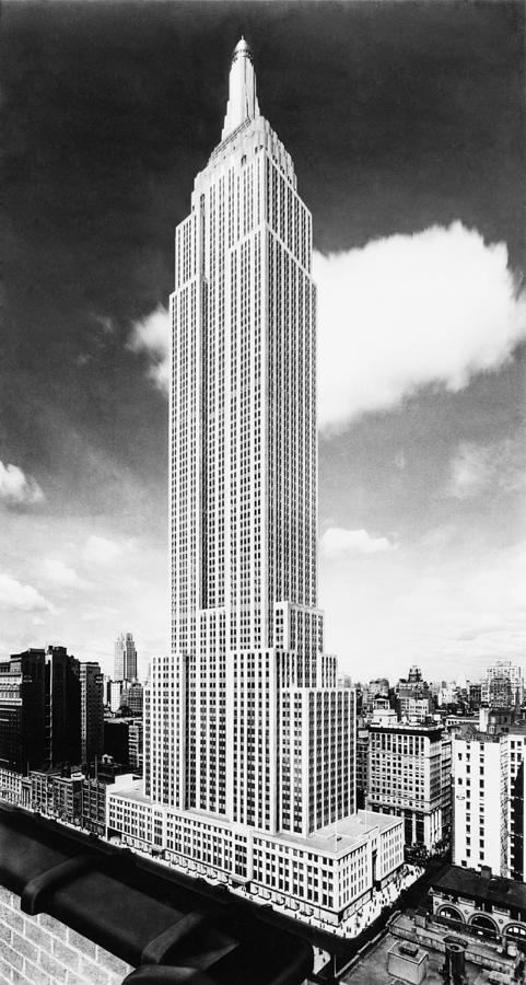 a history of the empire state building in new york city 1 one of the most well known landmarks in the world is the empire state building it is located at 350 fifth avenue in new york city, new york this 102-story landmark was completed in 1931. a history of the empire state building in new york city 1 one of the most well known landmarks in the world is the empire state building it is located at 350 fifth avenue in new york city, new york this 102-story landmark was completed in 1931.