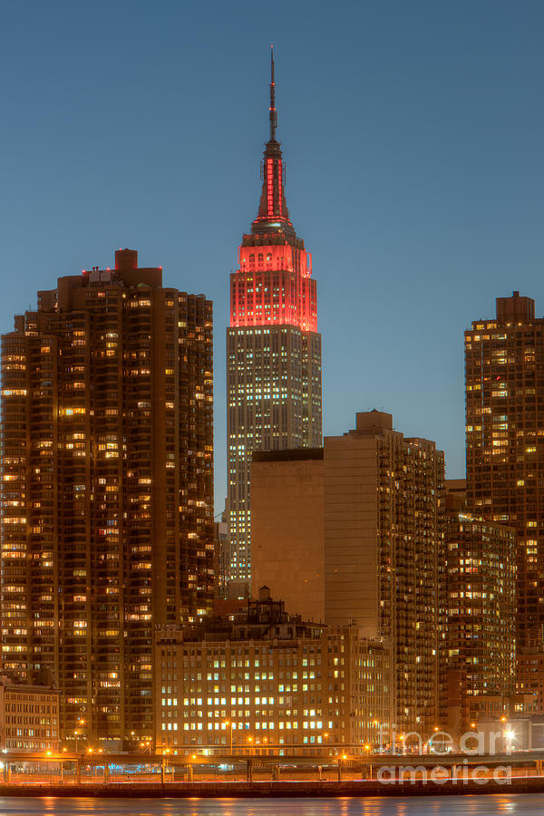 Empire State Building at Twilight I Photograph by Clarence Holmes