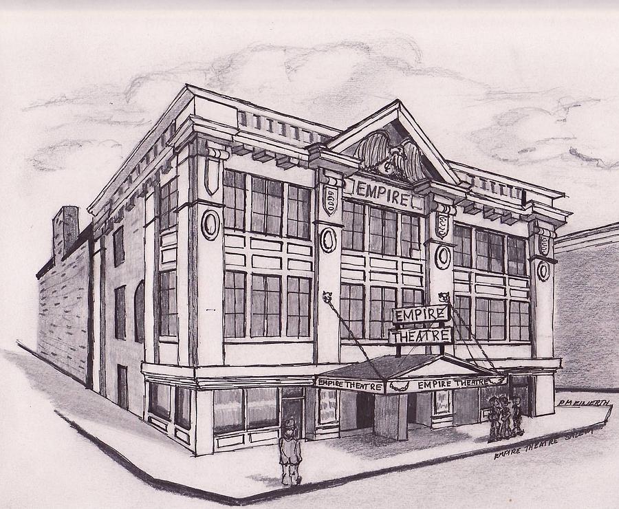 Empire Theatre Drawing by Paul Meinerth