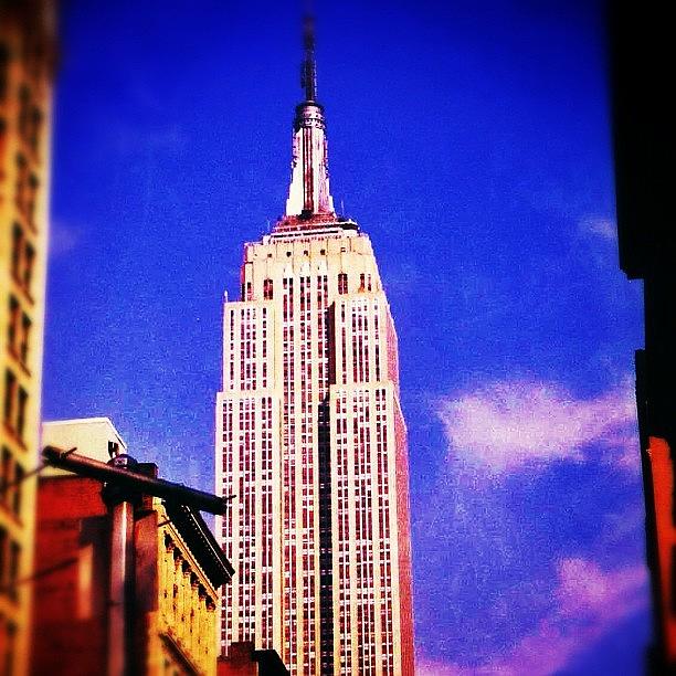 New York City Photograph - Empirestate by Vicente Marti