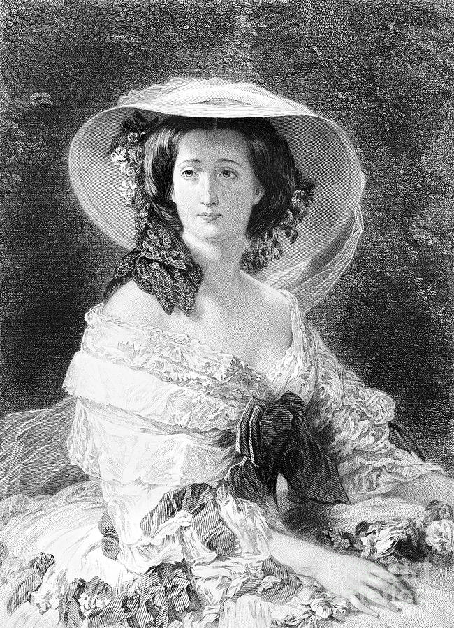 Empress Eugenie Of France, 1826-1920 Drawing by Granger - Pixels