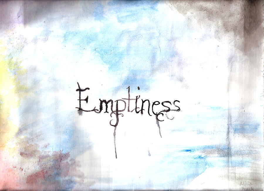 Watercolor Painting - Emptiness by Alicia