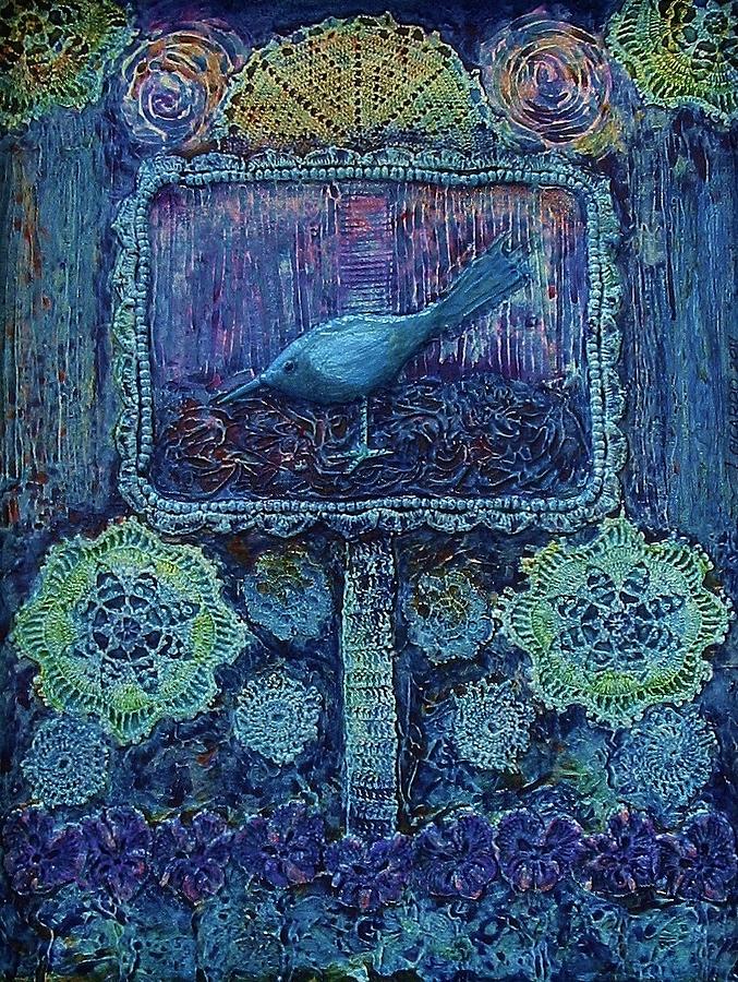 Fantasy Painting - Empty Nest-SOLD by Lou Cicardo