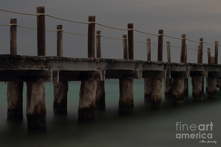Empty Pier Photograph by Steve Javorsky