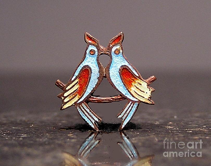 Bird Jewelry - Enamels 232 by Dwight Goss