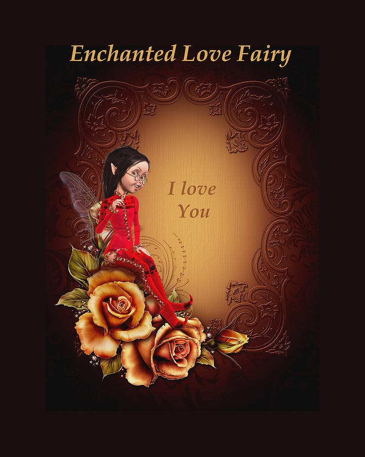 Enchanted Love Fairy Digital Art by John Junek