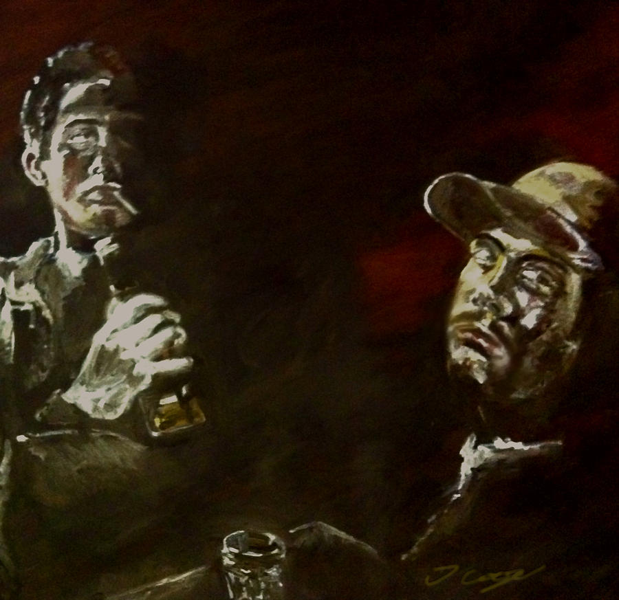 End of a Hard Day Painting by John Cooper Fine Art America