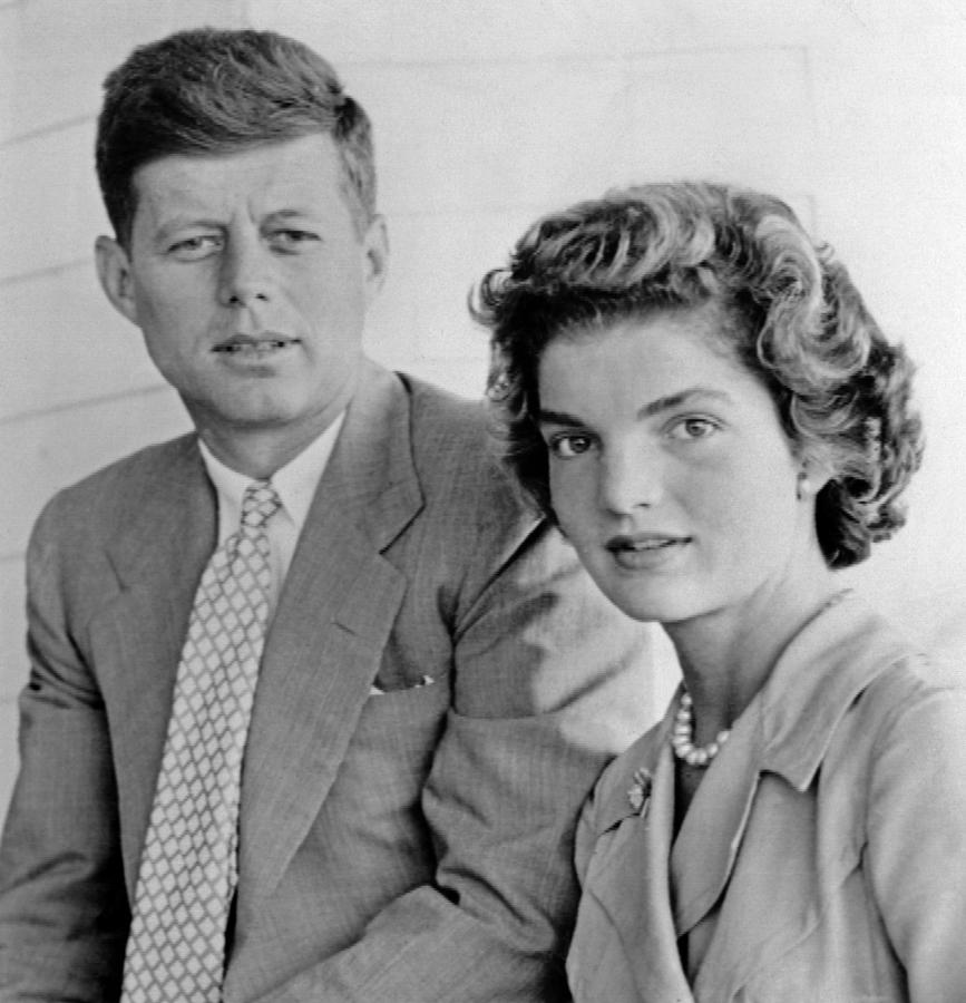 Engagement Portrait Of John Kennedy Photograph by Everett - Fine Art ...