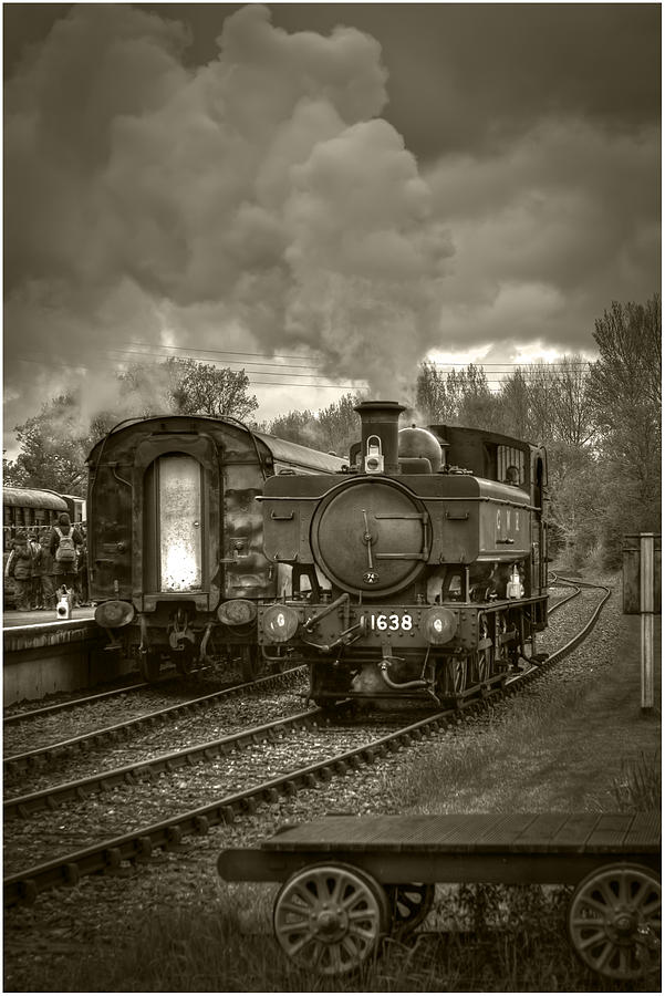 Train Photograph - Engine 1638 by Nigel Jones