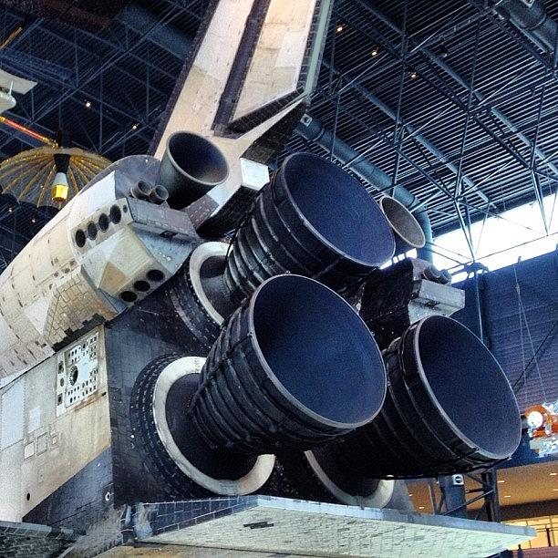 Space Photograph - Engines #shuttle #discovery #space by Simon Prickett