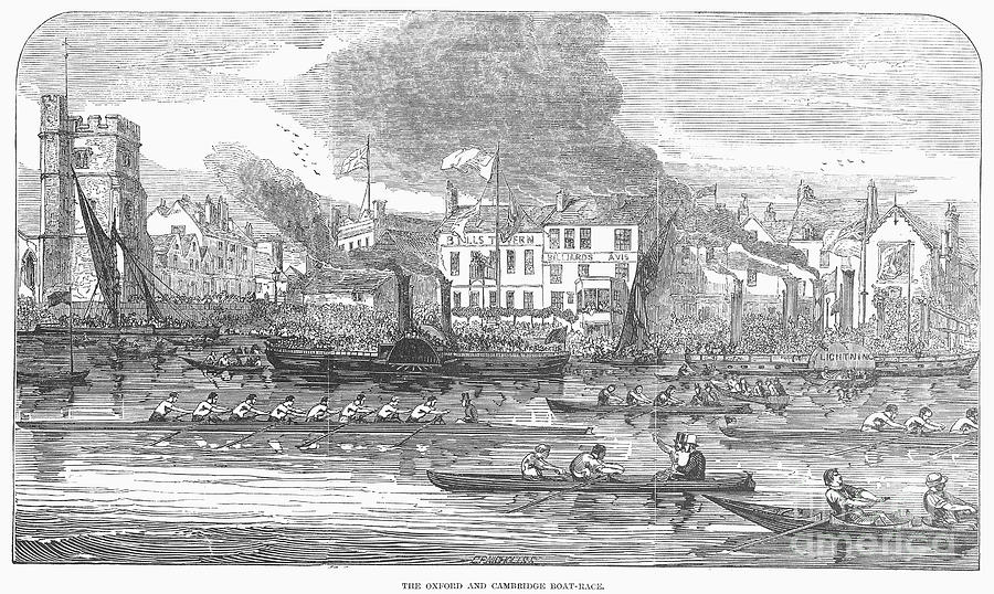 England: Boat Race, 1846 Photograph by Granger