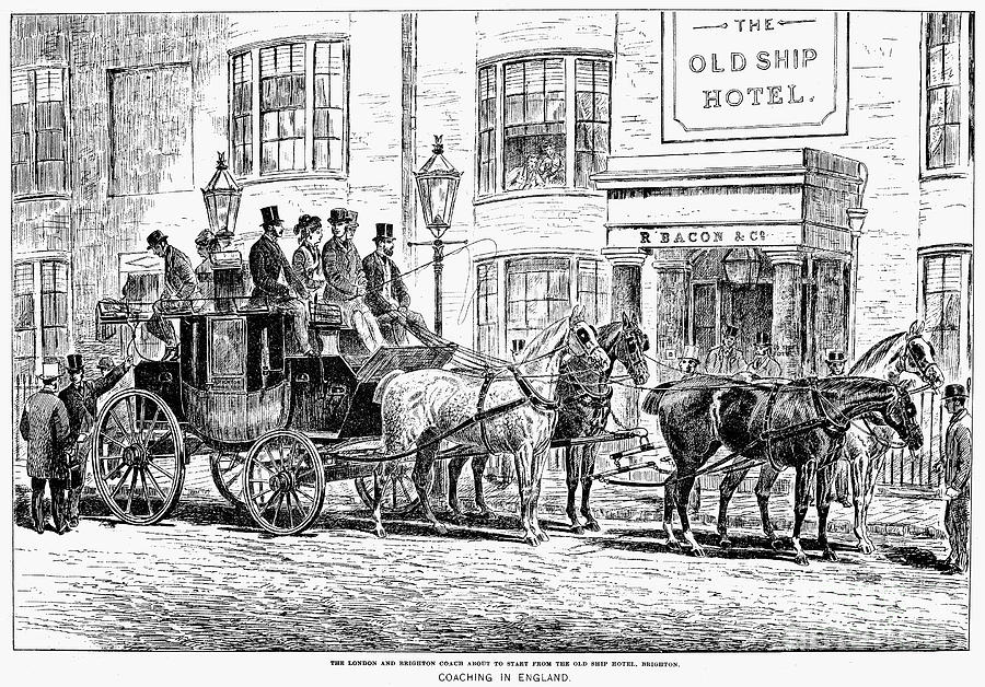 London Photograph - England: Coaching, 1876 by Granger