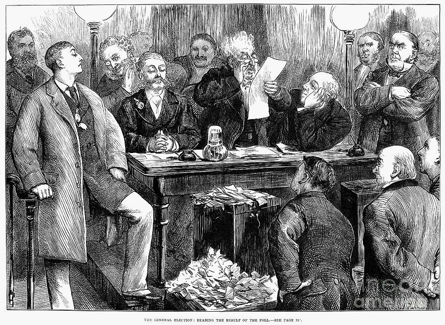 England Election, 1880 Photograph by Granger Fine Art America