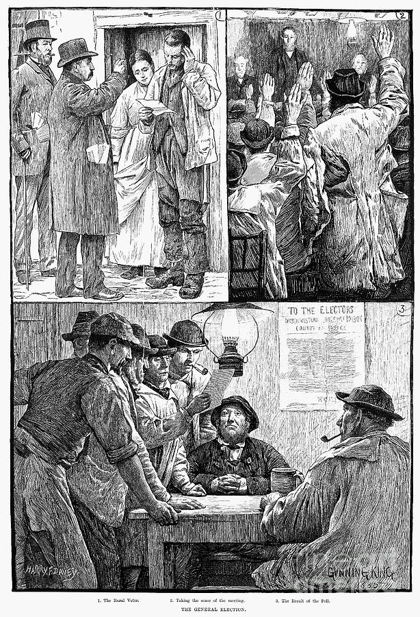 England Election, 1885 Photograph by Granger Pixels