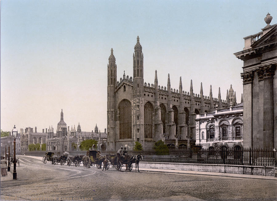 Architecture Photograph - England, Kings College, Cambridge by Everett