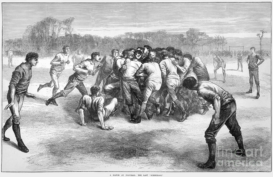 England: Rugby (1871) Photograph by Granger