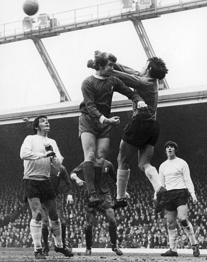 England: Soccer Game, 1970 Photograph by Granger