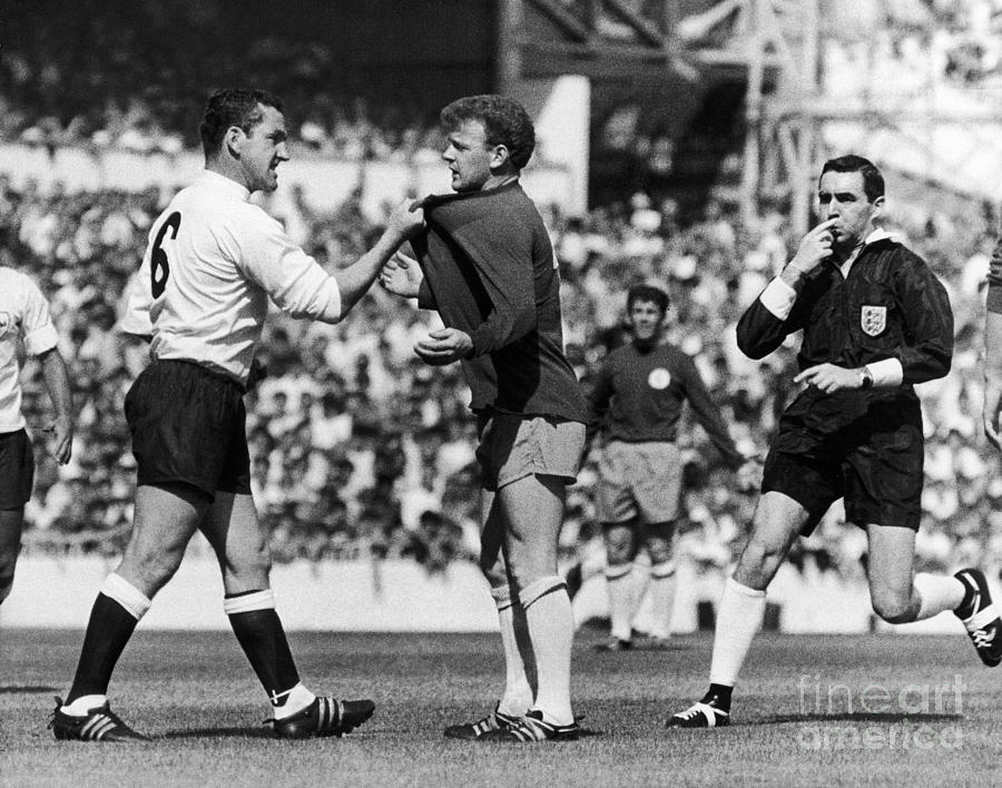 England: Soccer Match, 1966 Photograph by Granger
