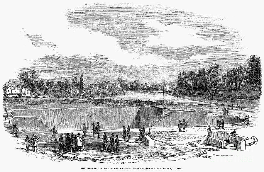 England: Waterworks, 1852 Photograph by Granger - Pixels