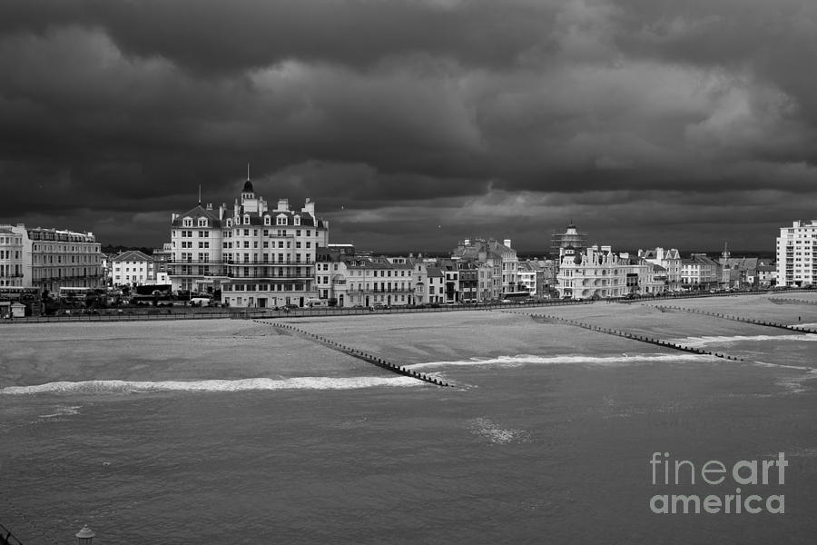 Black And White Photograph - English Seaside Resort of Brighton by Heiko Koehrer-Wagner