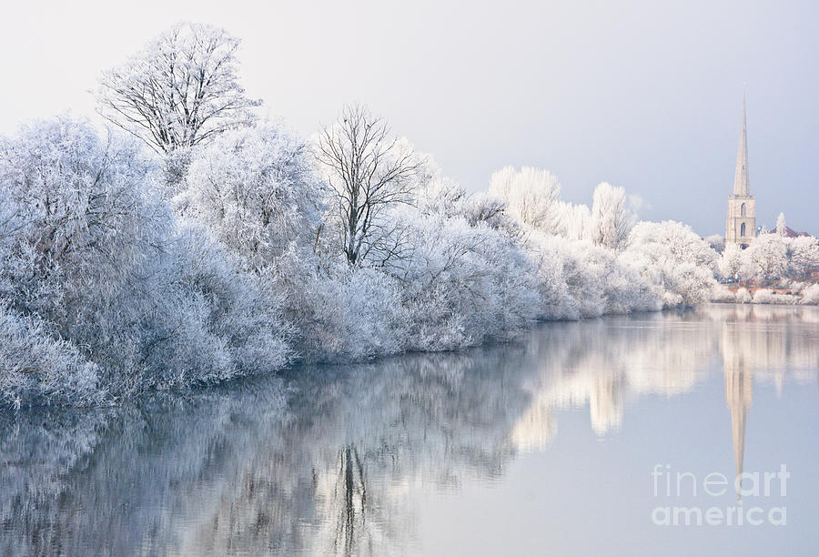 English Winter Scene Photograph by Andrew Michael