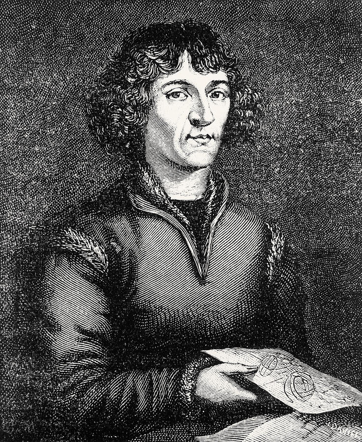 Engraving Of Nicolas Copernicus, Polish Astronomer Photograph by Dr Jeremy Burgess