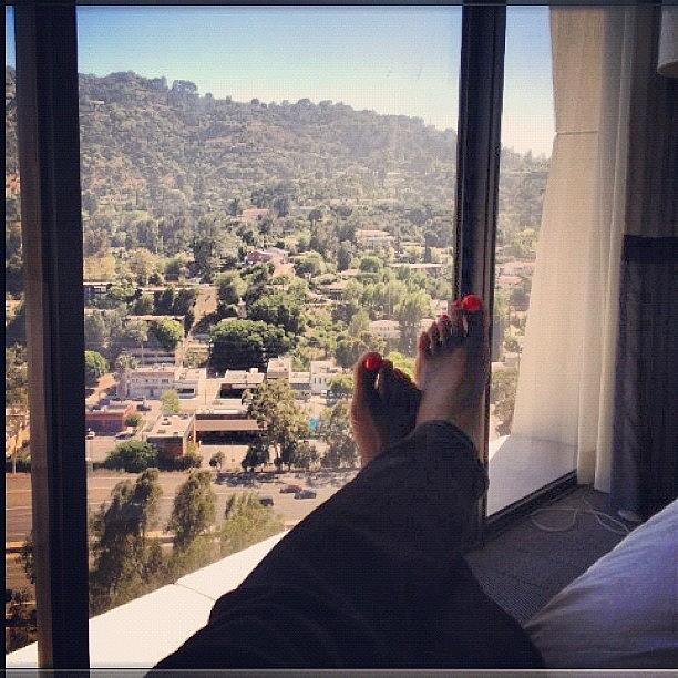 Hollywood Photograph - Enjoying My View Of These California by Montrae Harris