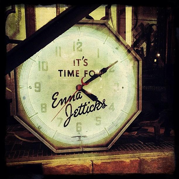 Vintage Photograph - Enna Jetticks Clock by Natasha Marco