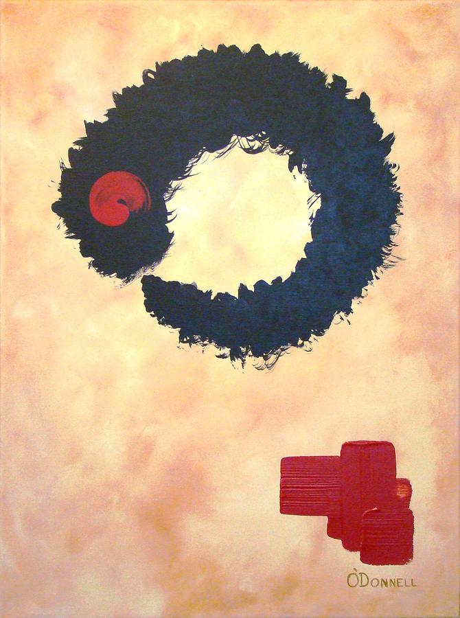 Enso Abstract Painting by Stephen P ODonnell Sr