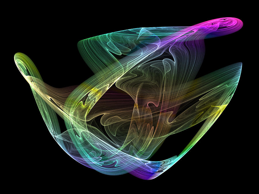 Entanglement Digital Art by Rod Jones