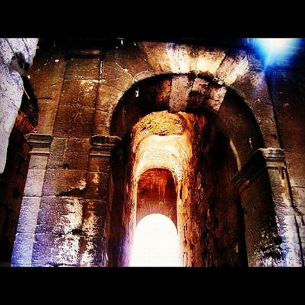 Architecture Photograph - Entering The Roman Coliseum #vacation by David Sabat