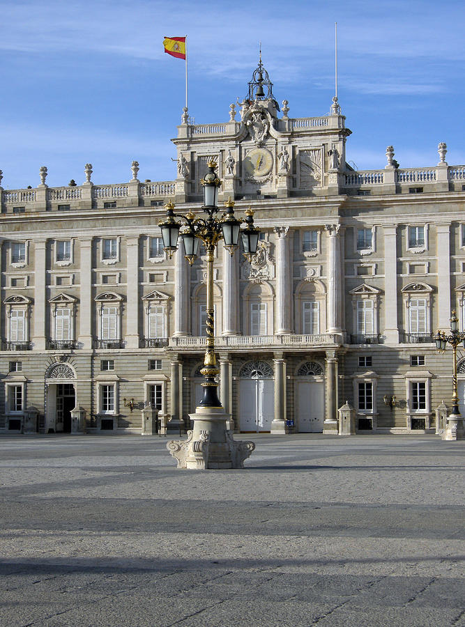 Entrance of The Royal palace in Madrid Photograph by Perry Van Munster