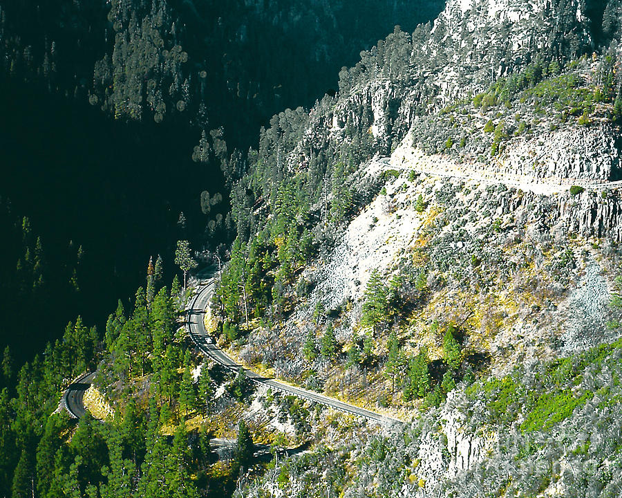 Entrance Road into Oak Creek Canyon Arizona Photograph by Merton Allen