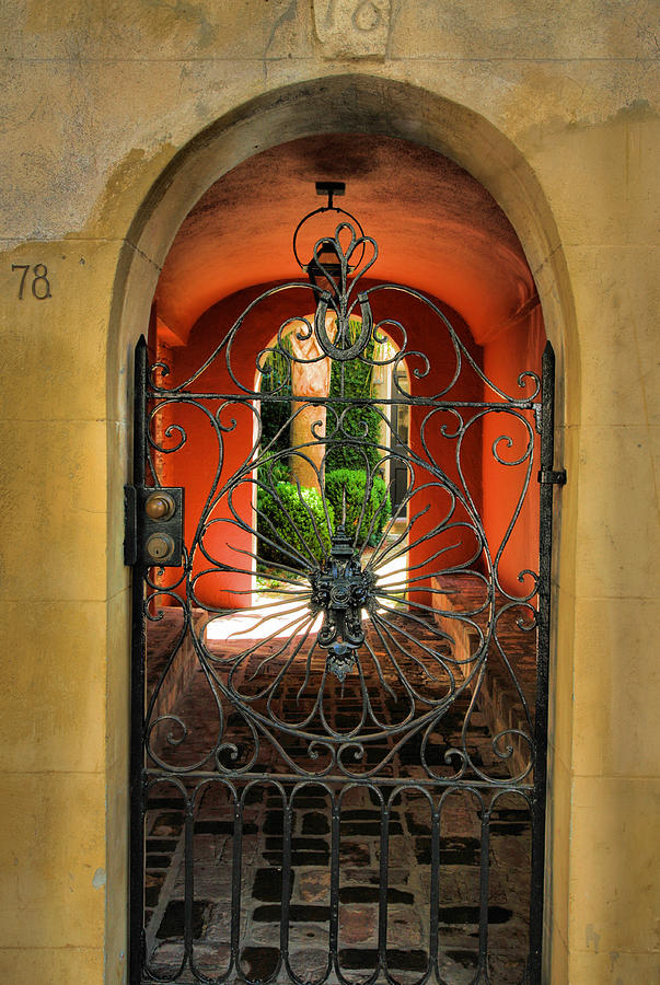 Entrance To Stucco Home Photograph by Steven Ainsworth