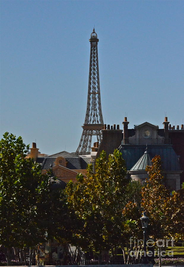 Epcot Eiffel Tower Photograph by Carol  Bradley