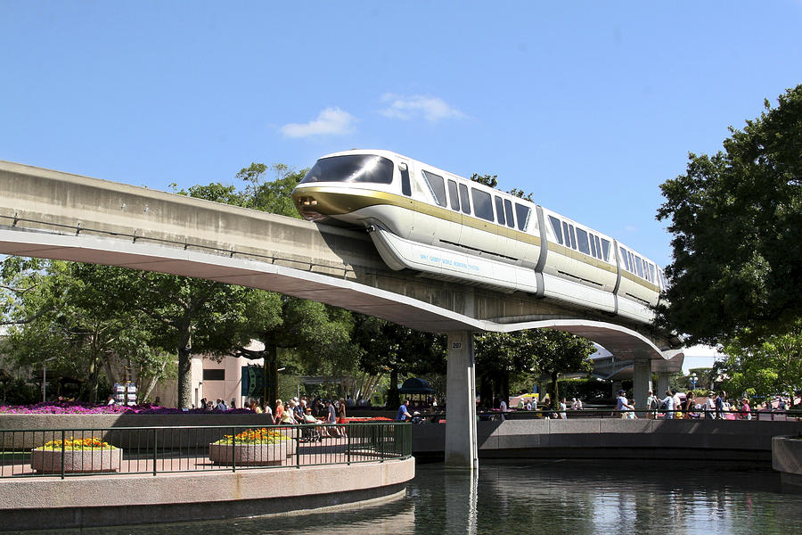 Epcot Monorail Photograph by Stuart Rosenthal | Fine Art America