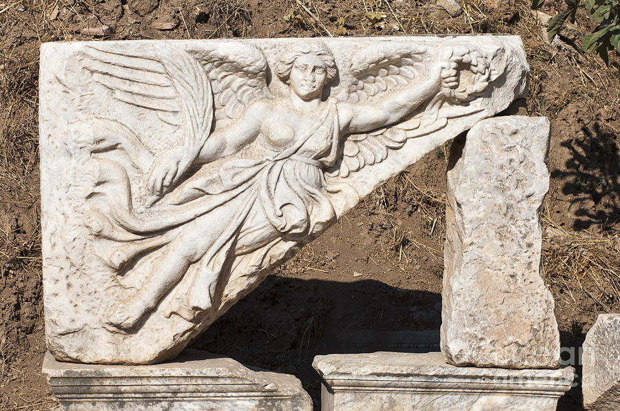 Ephesus Angel Photograph by Andrew  Michael