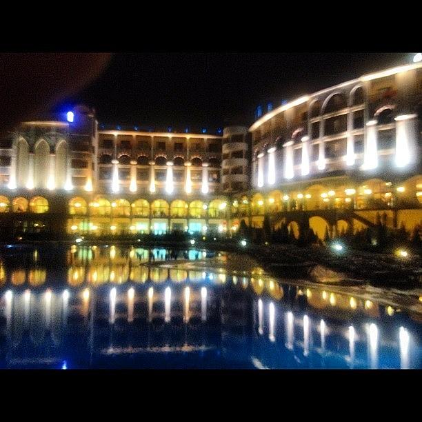 Hotel Photograph - Epic #nightscene In #bulgaria #hotel by Lauren Andrews