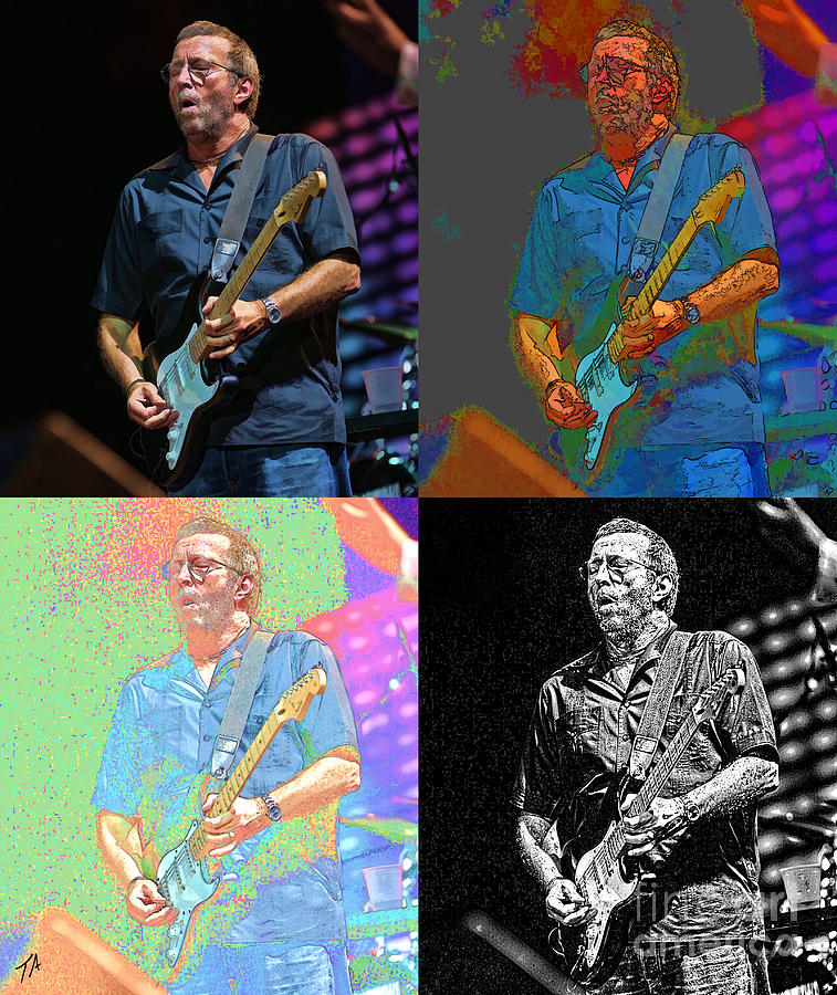 Eric Clapton Pop Photograph by Tommy Anderson