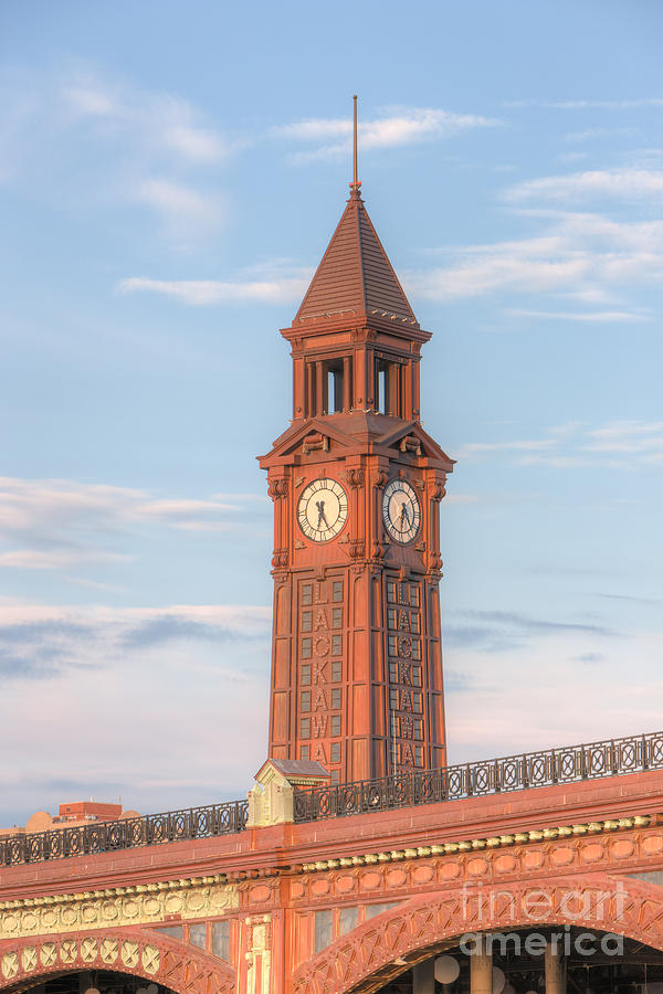 Erie Lackawanna Terminal Clock Tower Photograph by Clarence Holmes