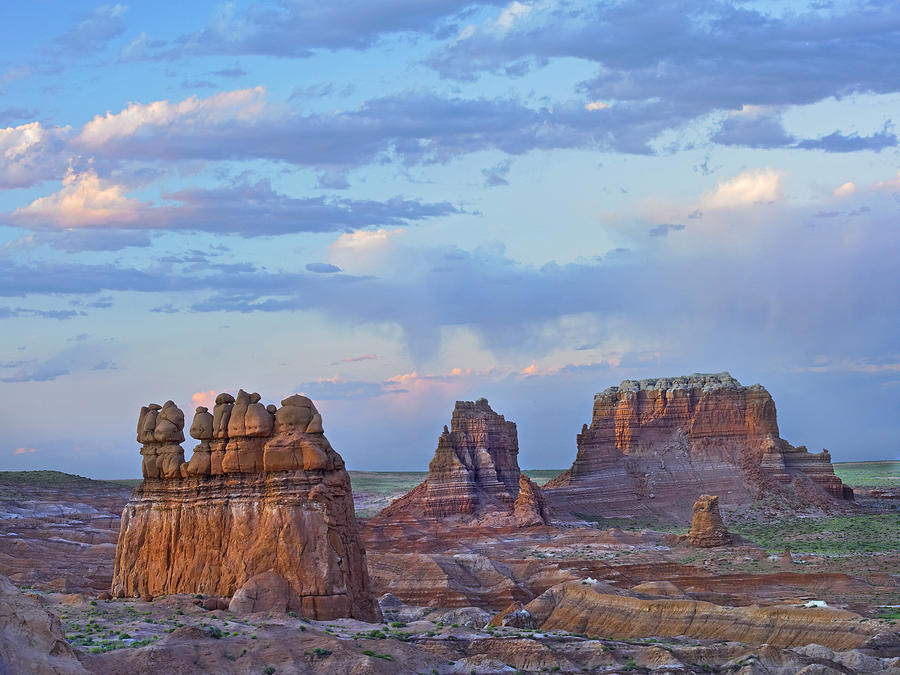 Eroded Buttes In Desert Bryce Canyon Photograph by Tim Fitzharris