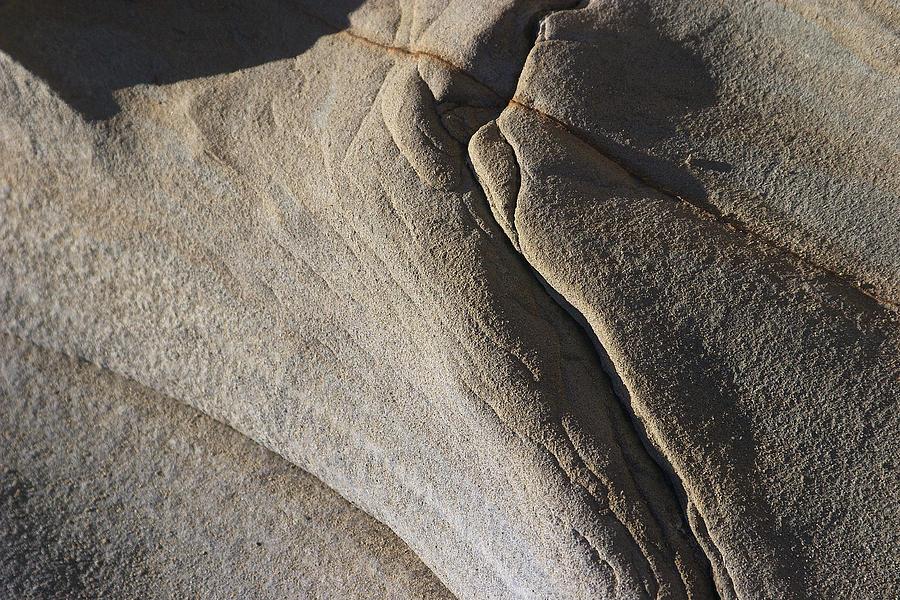 Eroded Cracked Rock Photograph by David Kleinsasser