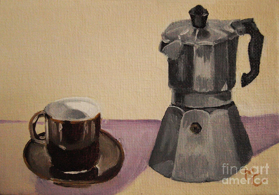 Espresso Painting by Mary Capriole