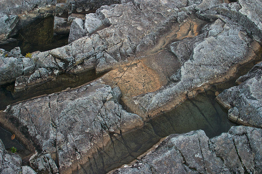 Etched Rock Water 3 Photograph by David Kleinsasser
