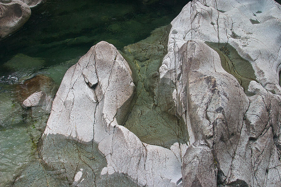 Etched Rock Water 5 Photograph by David Kleinsasser