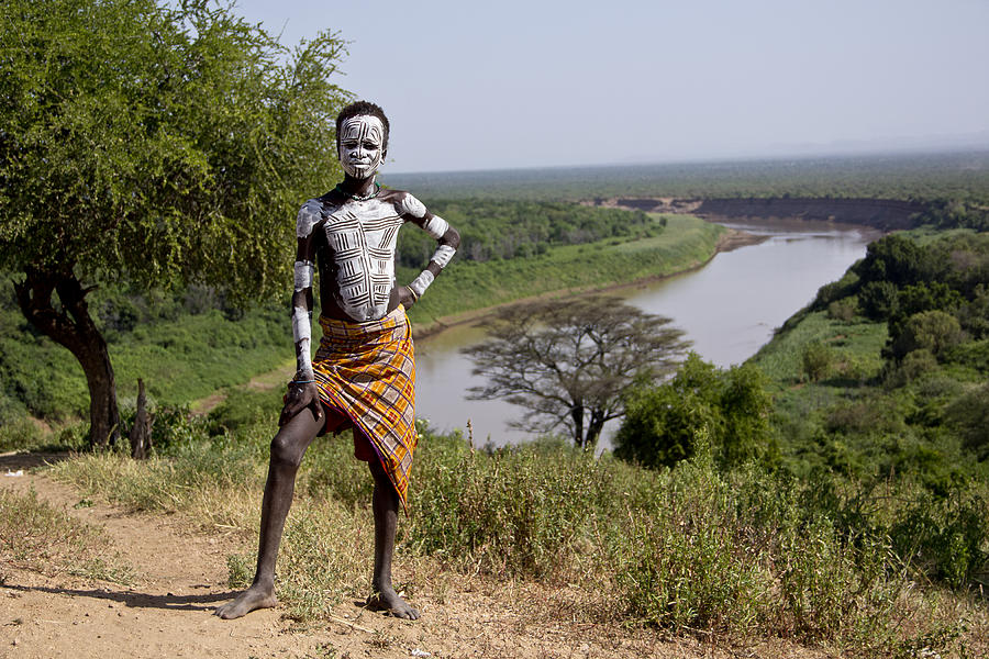 Ethiopia-South Boy of The River Painting by Robert SORENSEN