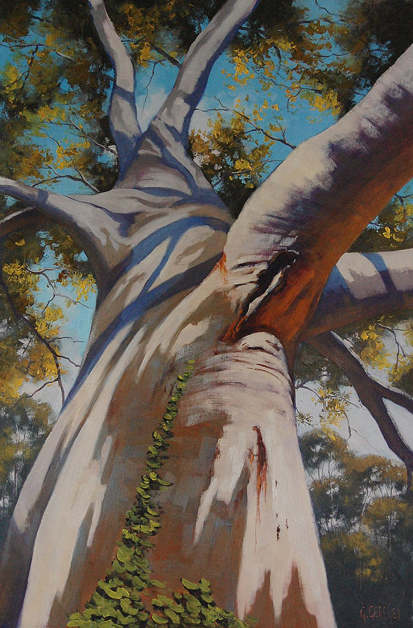 Nature Painting - Eucalyptus Portrait by Graham Gercken