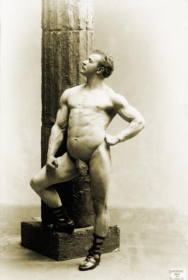 Oldest Pornography - Eugen Sandow 1867-1925, The First Photograph by Everett - Fine Art America